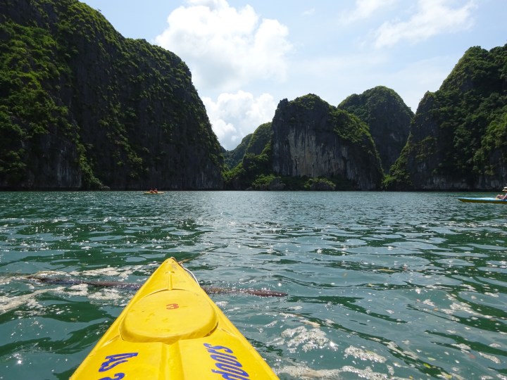 lan ha bay, kayak, travel, vietnam