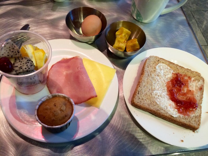 hong kong, breakfast, travel, asia