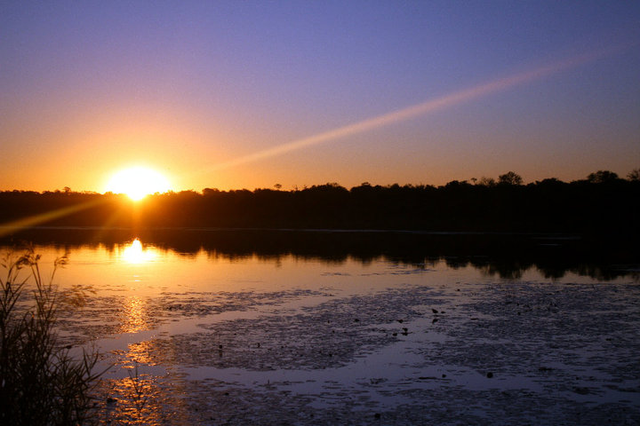 south africa, national park, sunset, sundown, africa