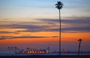 california, sunset, travel