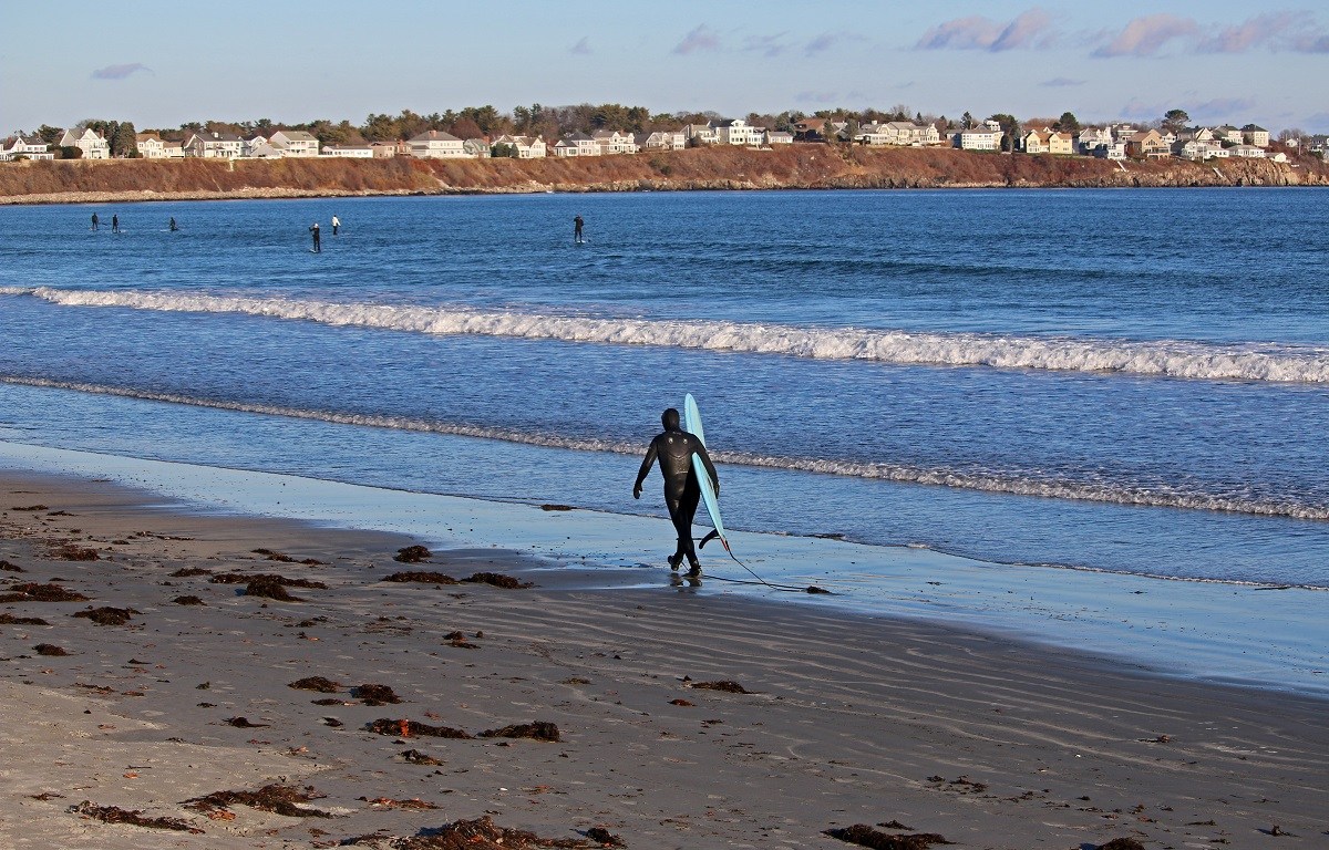 maine, surfing, paddleboard, york