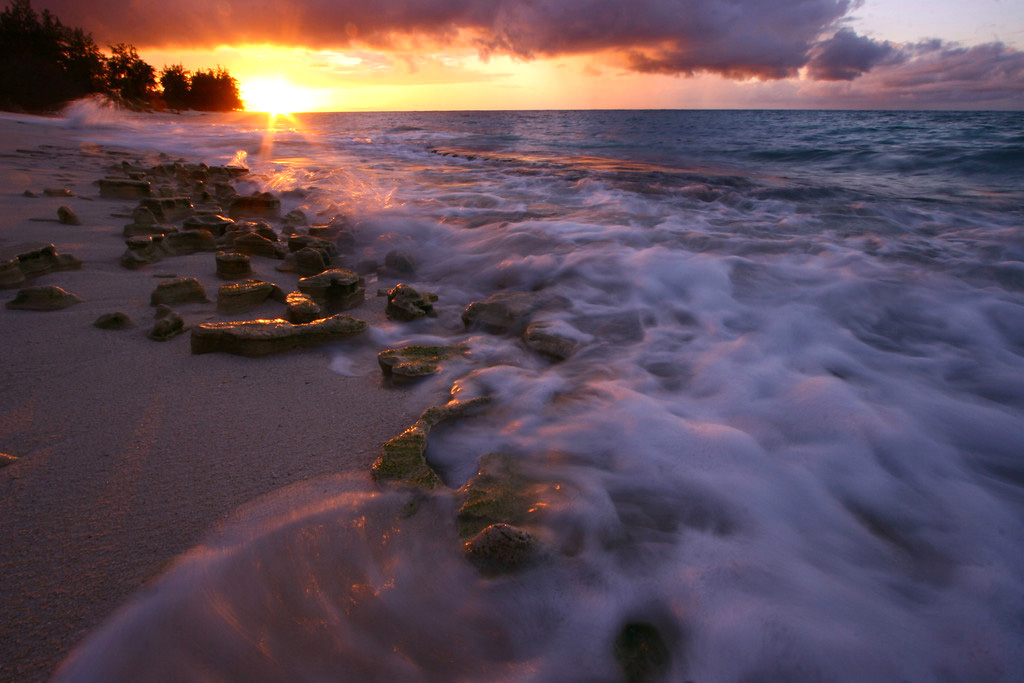 denis island, storm, nature