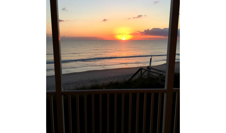 sunset, melbourne, florida, beach