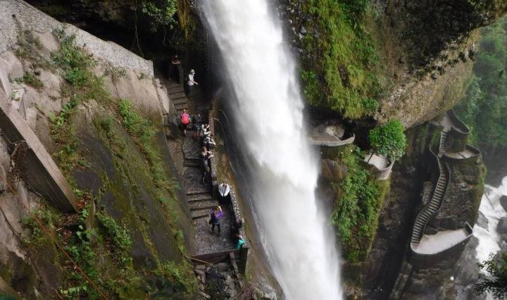 nature, landscape, waterfall